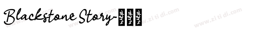 Blackstone Story字体转换